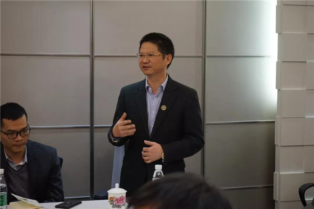 南部地區不飽和樹脂生產企業座談會在廣東博皓圓滿舉行,廣東博皓董事長賴厚平先生作了發言