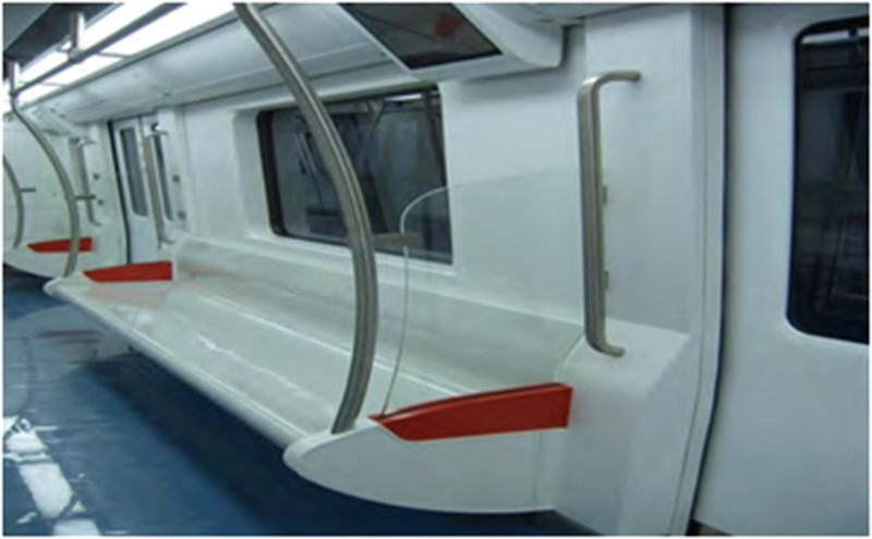 AOC力聯思阻燃樹脂在交通領域的應用案例:城軌座椅